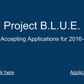 Project BLUE Application Page